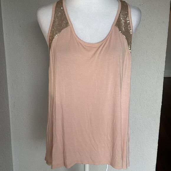 Vintage Delia’s Y2K Pink Sequin Top Made In USA Size Large - Picture 8 of 8